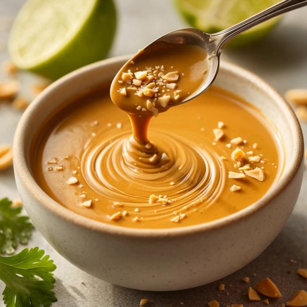 5-Minute Lime Peanut Dipping Sauce