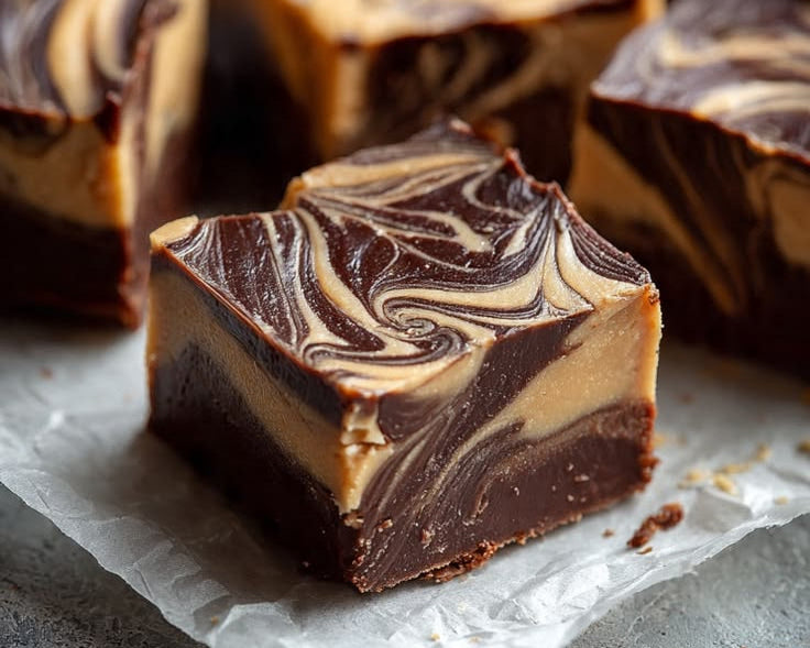 Dark Chocolate Peanut Butter Fudge